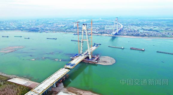 湖北枝江長江大橋有新進展